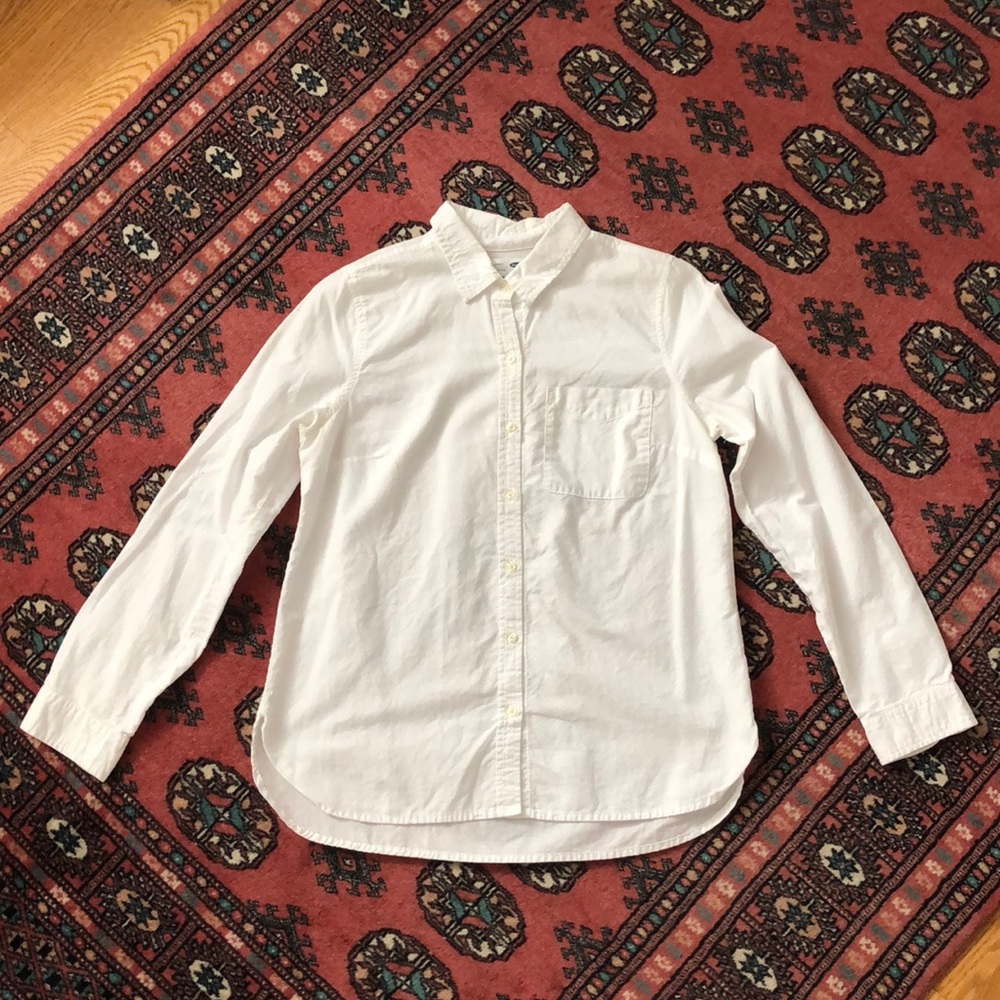 Old Navy 100% Cotton Classic Button Down Shirt